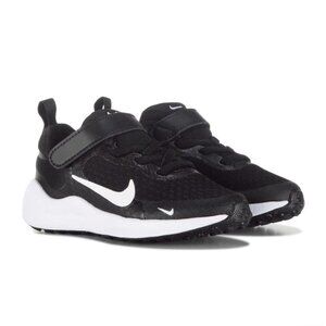 Nike toddler / kid size 8 revolution 7 running shoes sneakers black and white